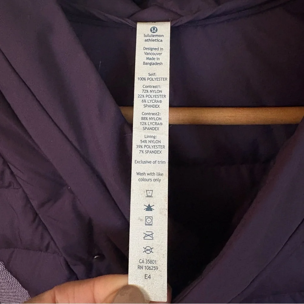 lululemon athletica Purple Puffer Jacket - Picture 9 of 13